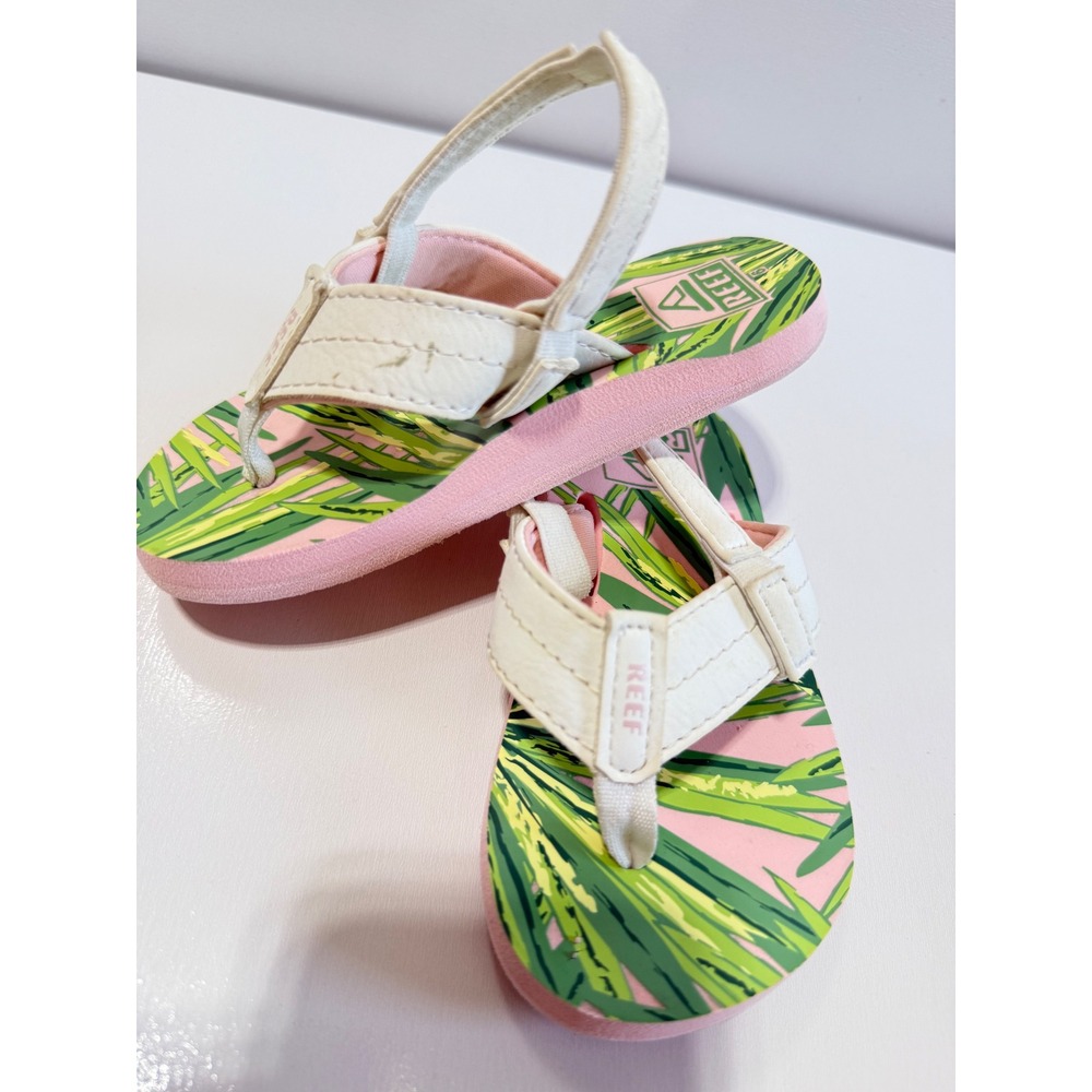 Bundle Toddler Girls Reef Mickey Mouse Water Shoes Beach Summer sz 5-6 Blue - Picture 11 of 11
